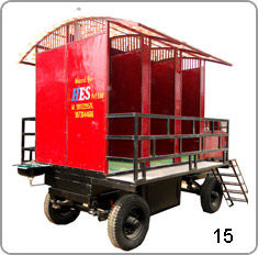 Mobile toilet vans,
manufacturer of mobile toilet van