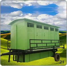 Mobile toilet vans,mobile toilet