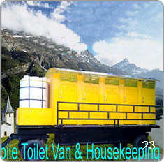 portable toilet dealers, mobile toilet van manufacturers Noida